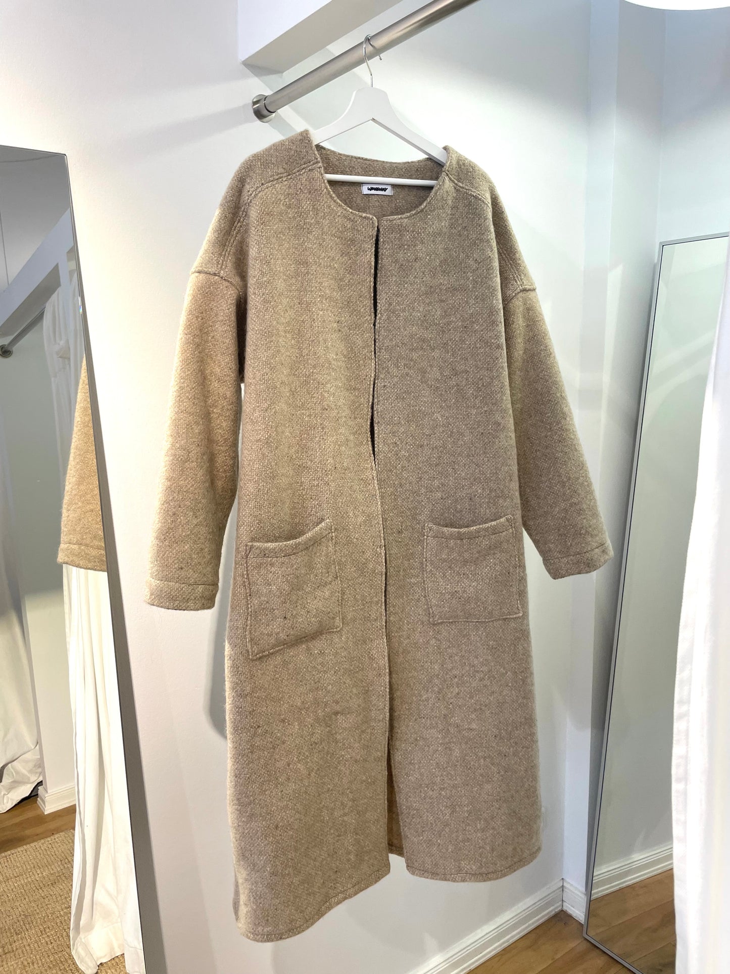 Jacke Emmi Long nature / S-XL