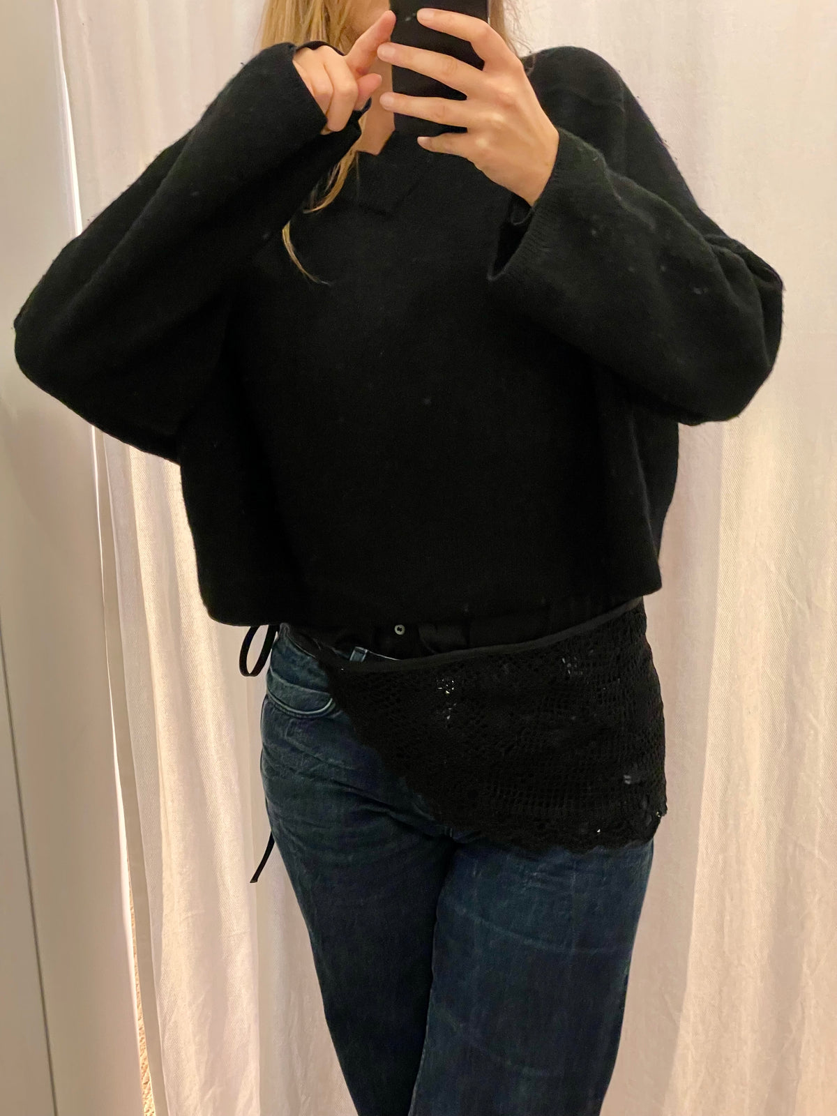Filet Lace belt #9