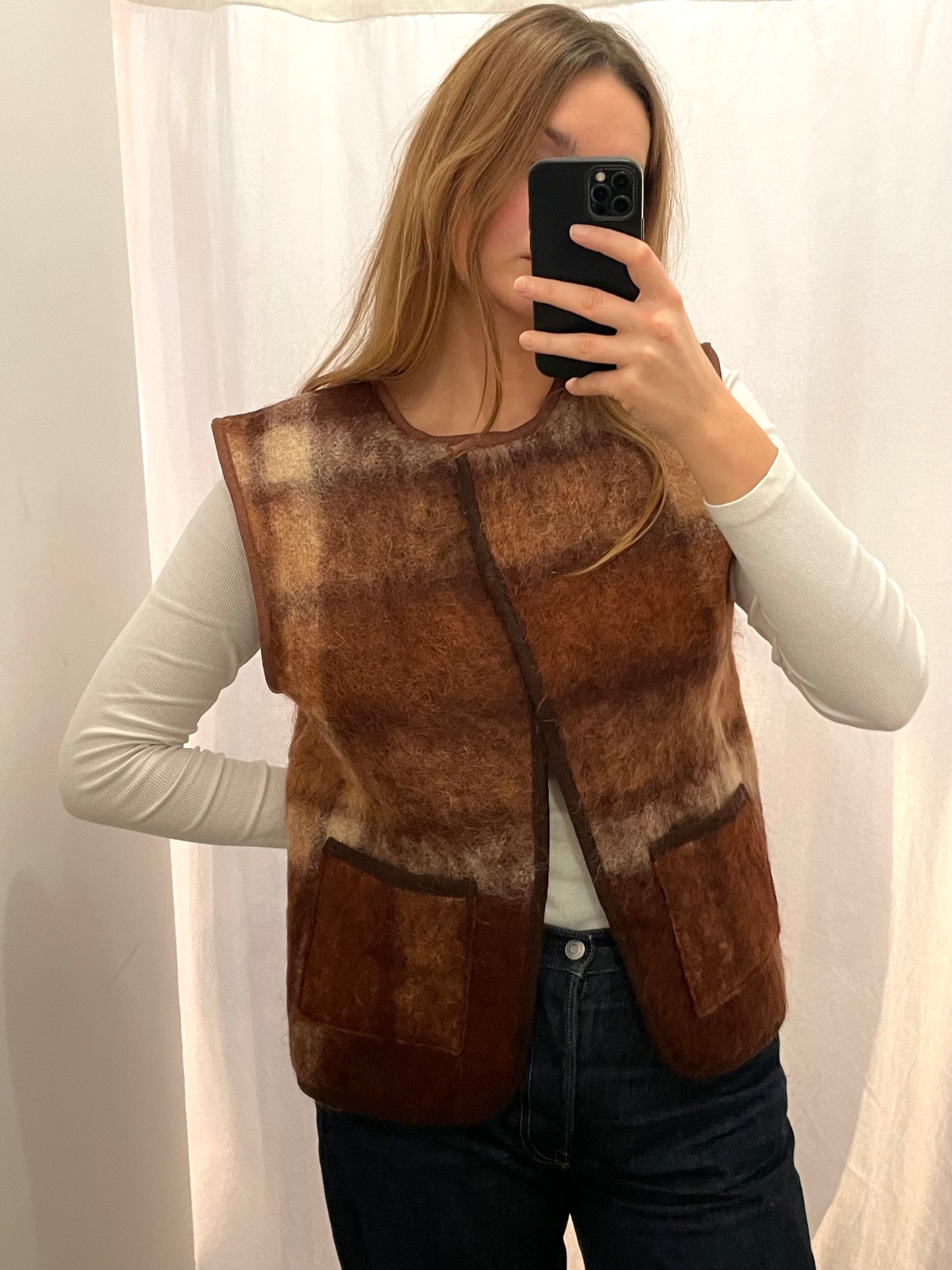 Weste Adan soft mohair / L/XL