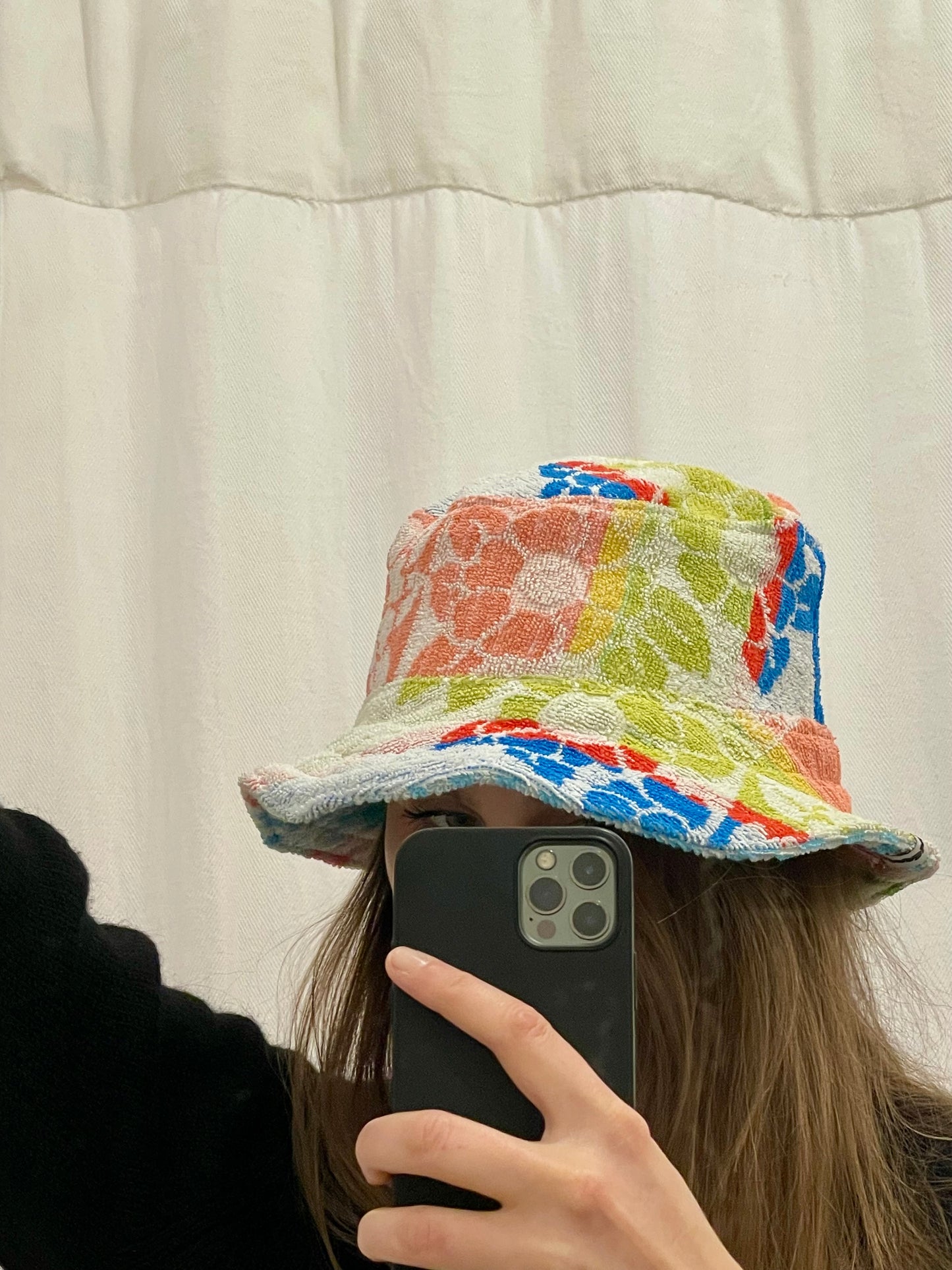 Reversible Bucket Hat spring chess / L