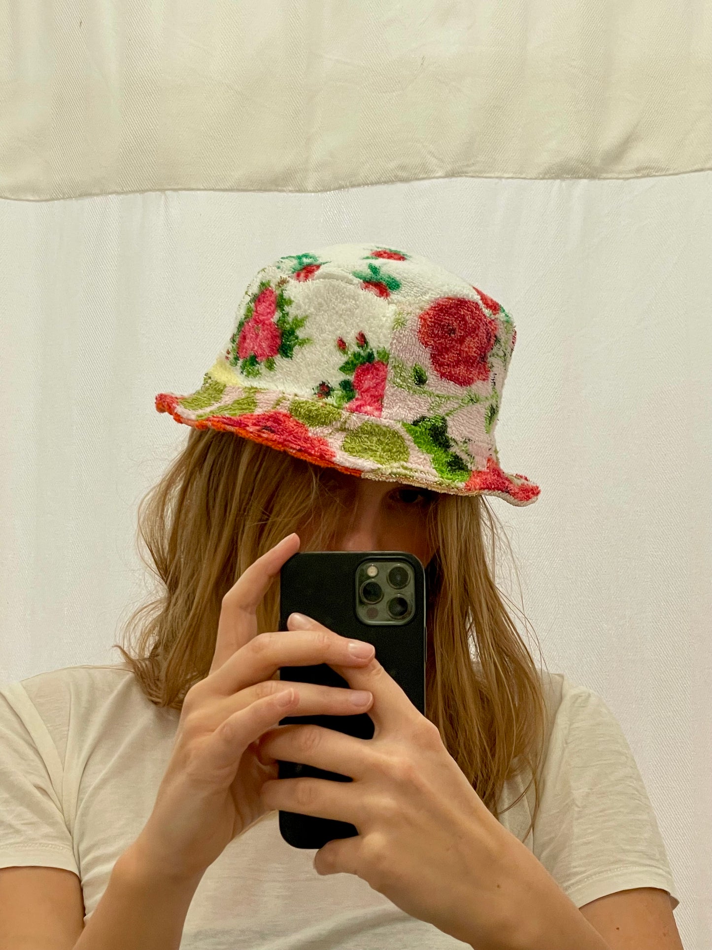 Reversible Bucket Hat rose garden