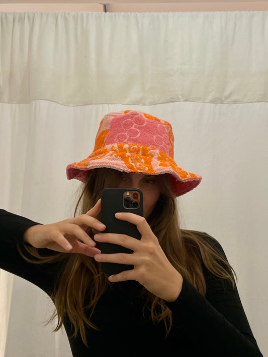 Reversible Bucket Hat rosy dream / XL