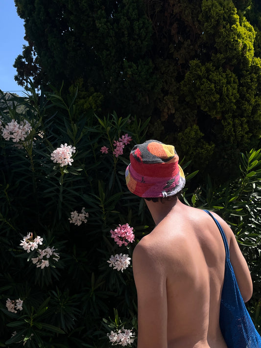 Reversible Bucket Hat sunset