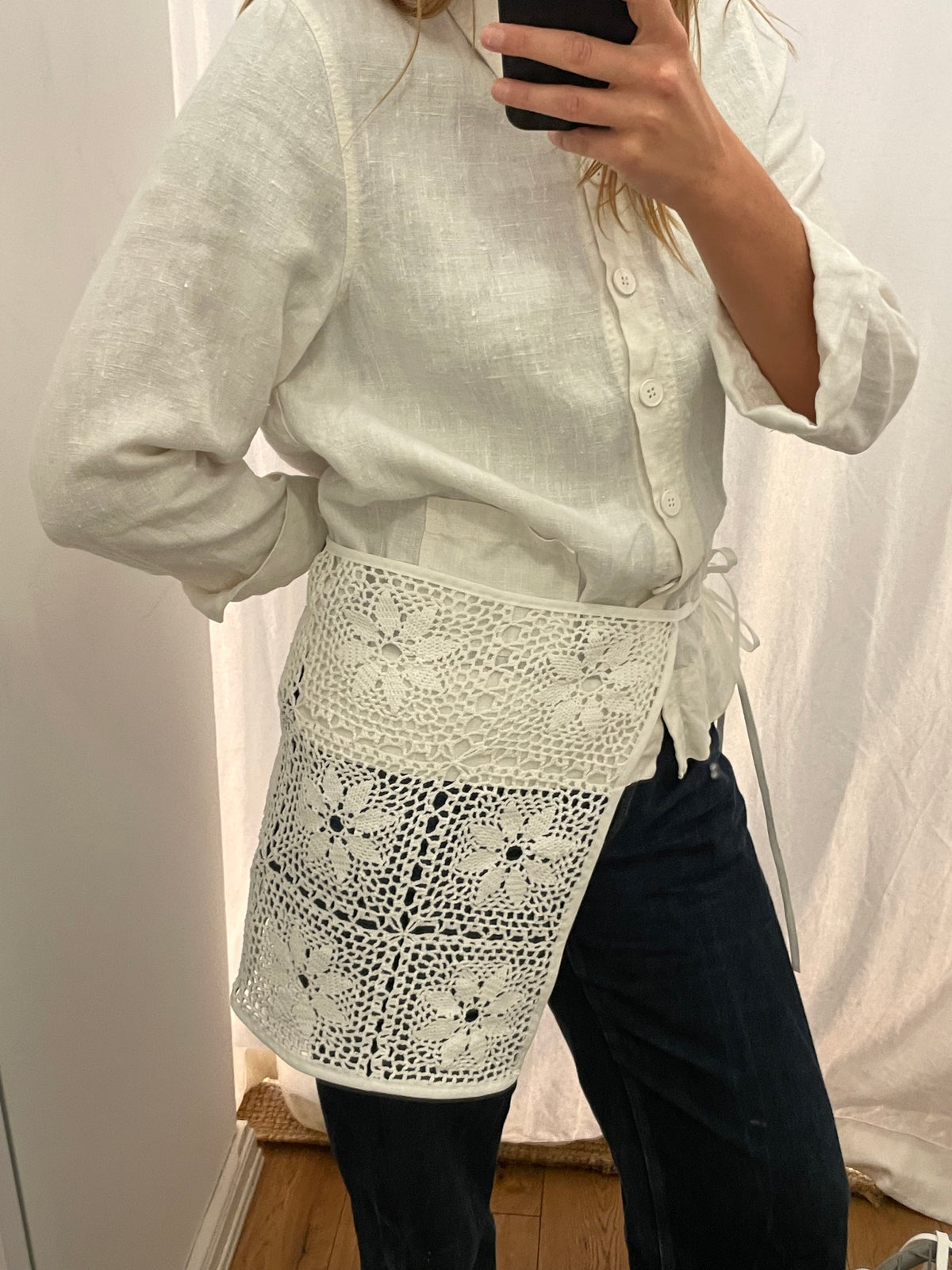 Filet Lace belt #1
