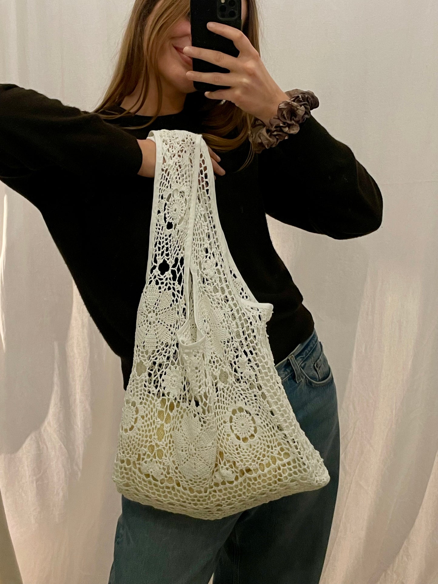 Filet Lace Bag Caroline
