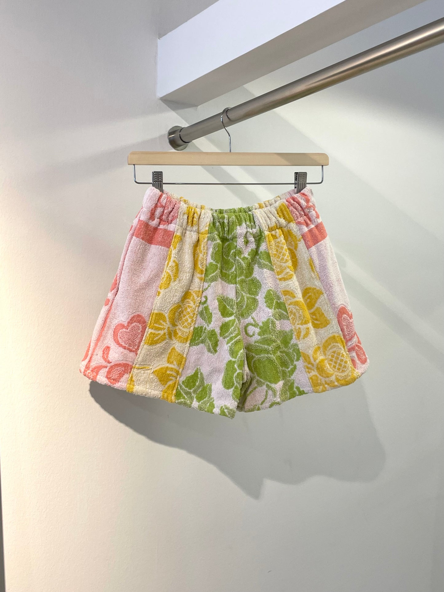 Frottee Shorts pastell garden / S/M