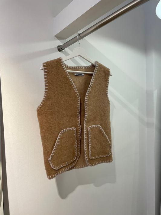 Weste Adan soft camel / XS/S