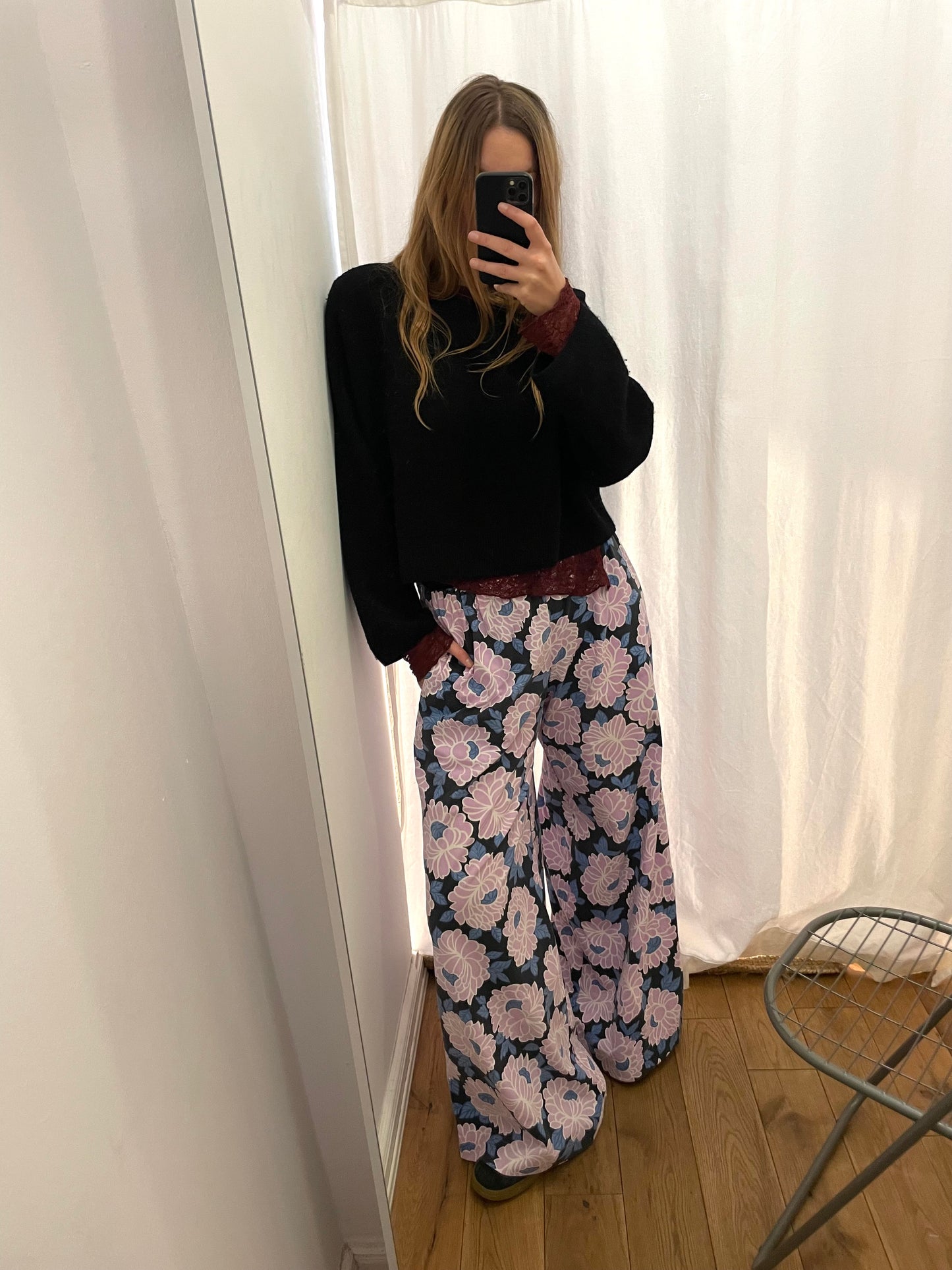 Pants flieder rose