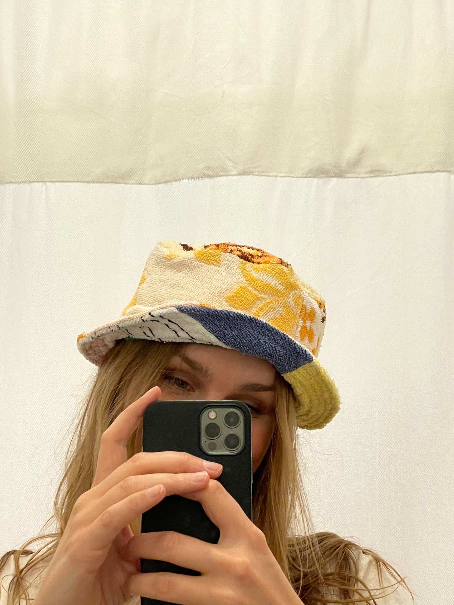 Reversible Bucket Hat fun patchwork