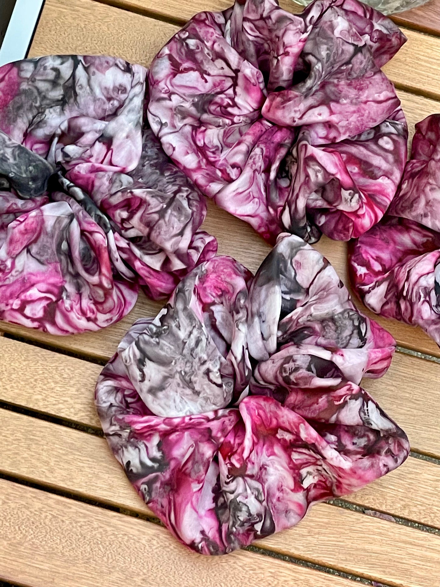 XXL Scrunchie lilac drops