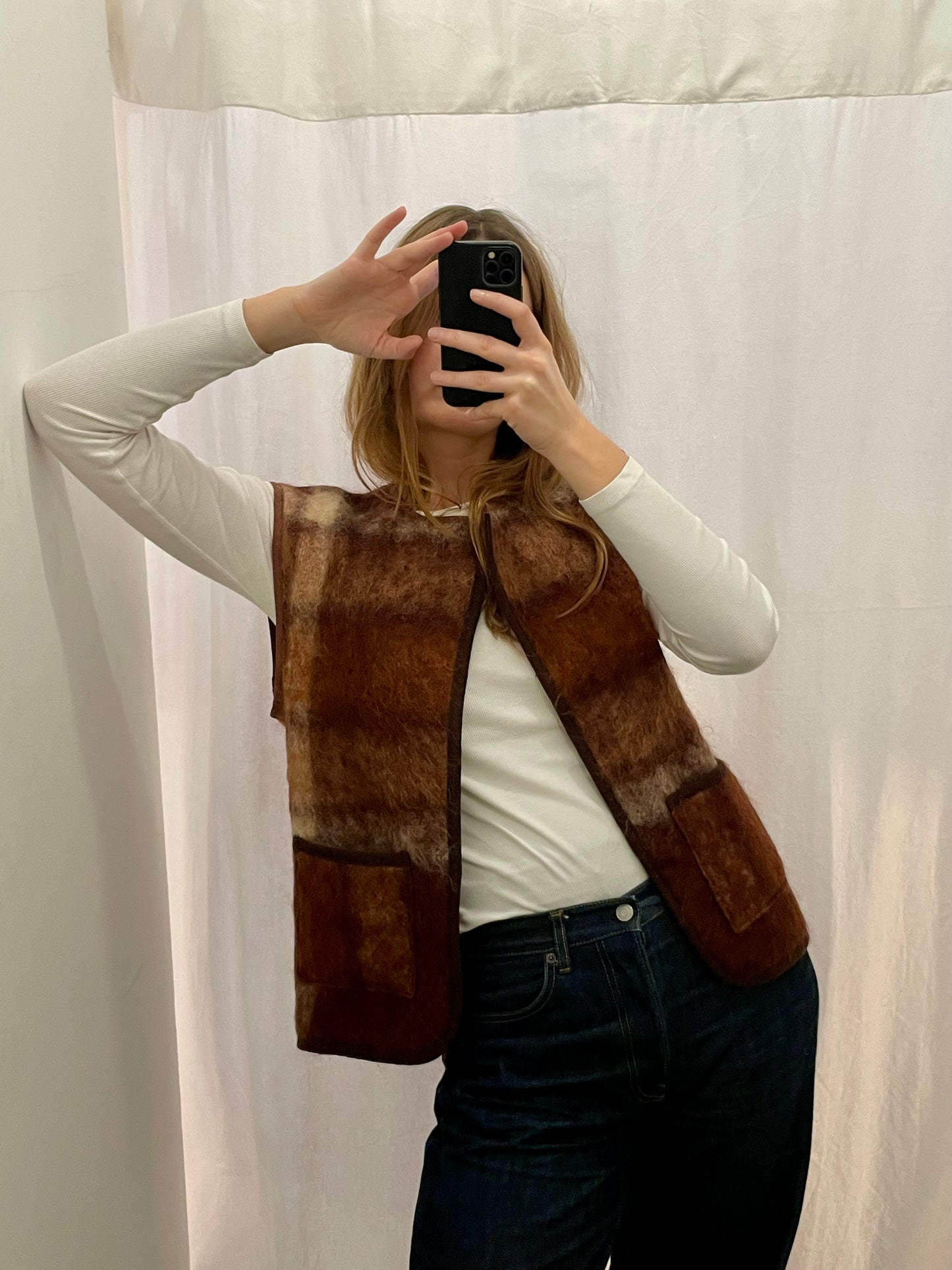 Weste Adan soft mohair / L/XL