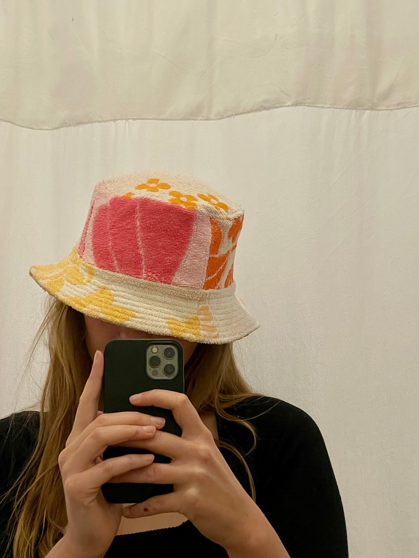 Reversible Bucket Hat pastell flower
