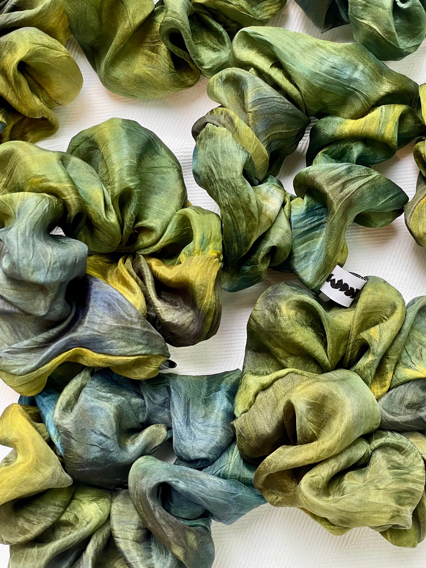 Silk Scrunchie deep ocean