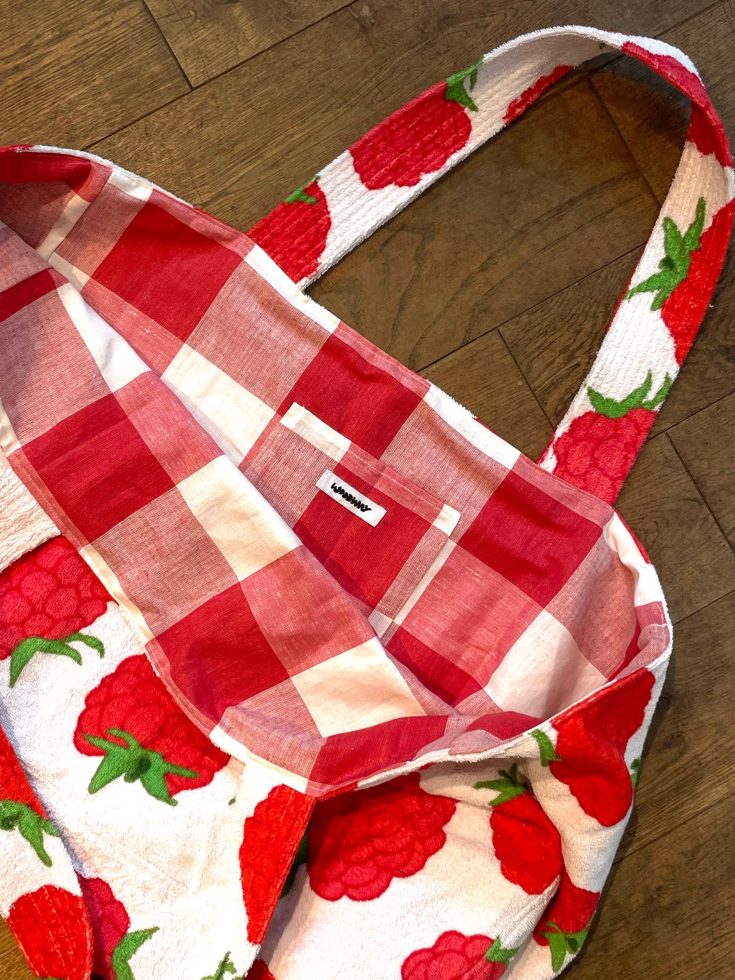 XXL Beach Bag rasberry basket