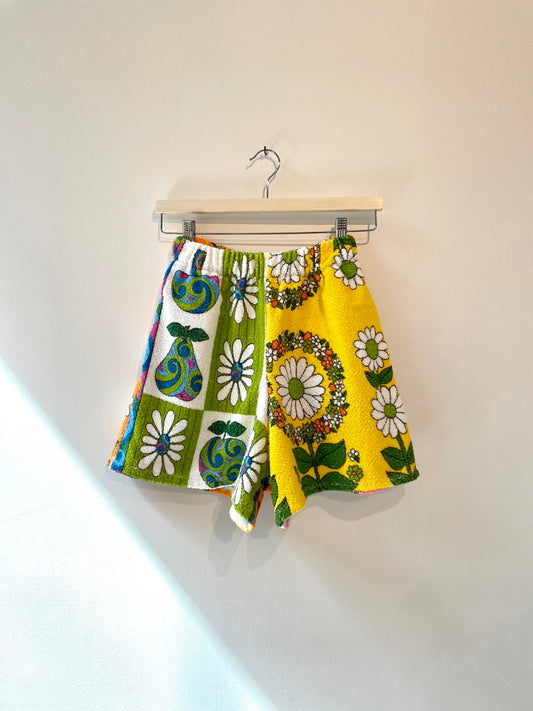 Frottee Shorts pril flower / XS/S