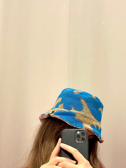 Reversible Bucket Hat royal jacquard / S/Kids