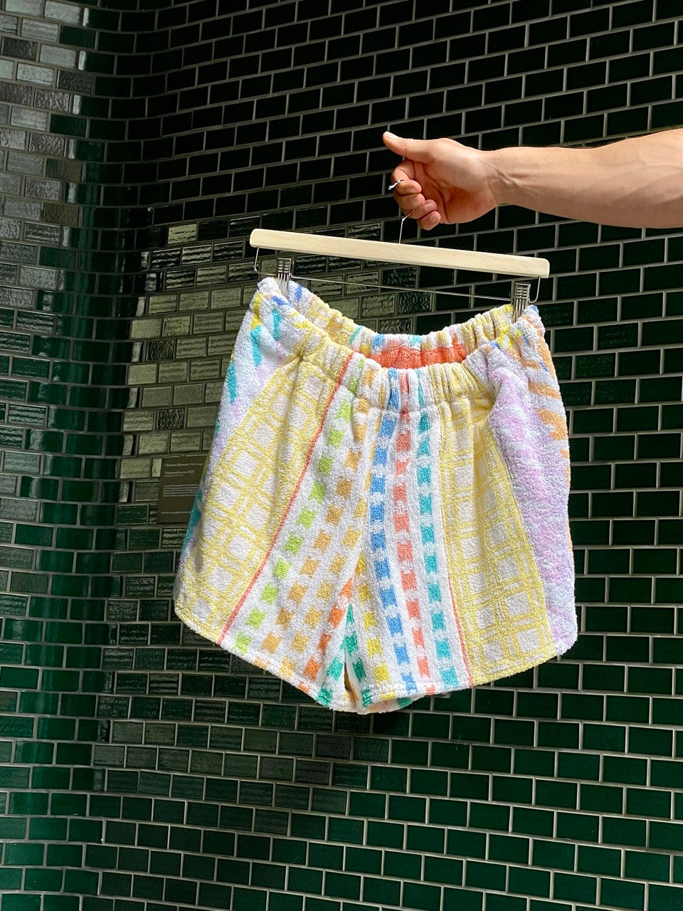 Frottee Shorts sporty pastell / XL