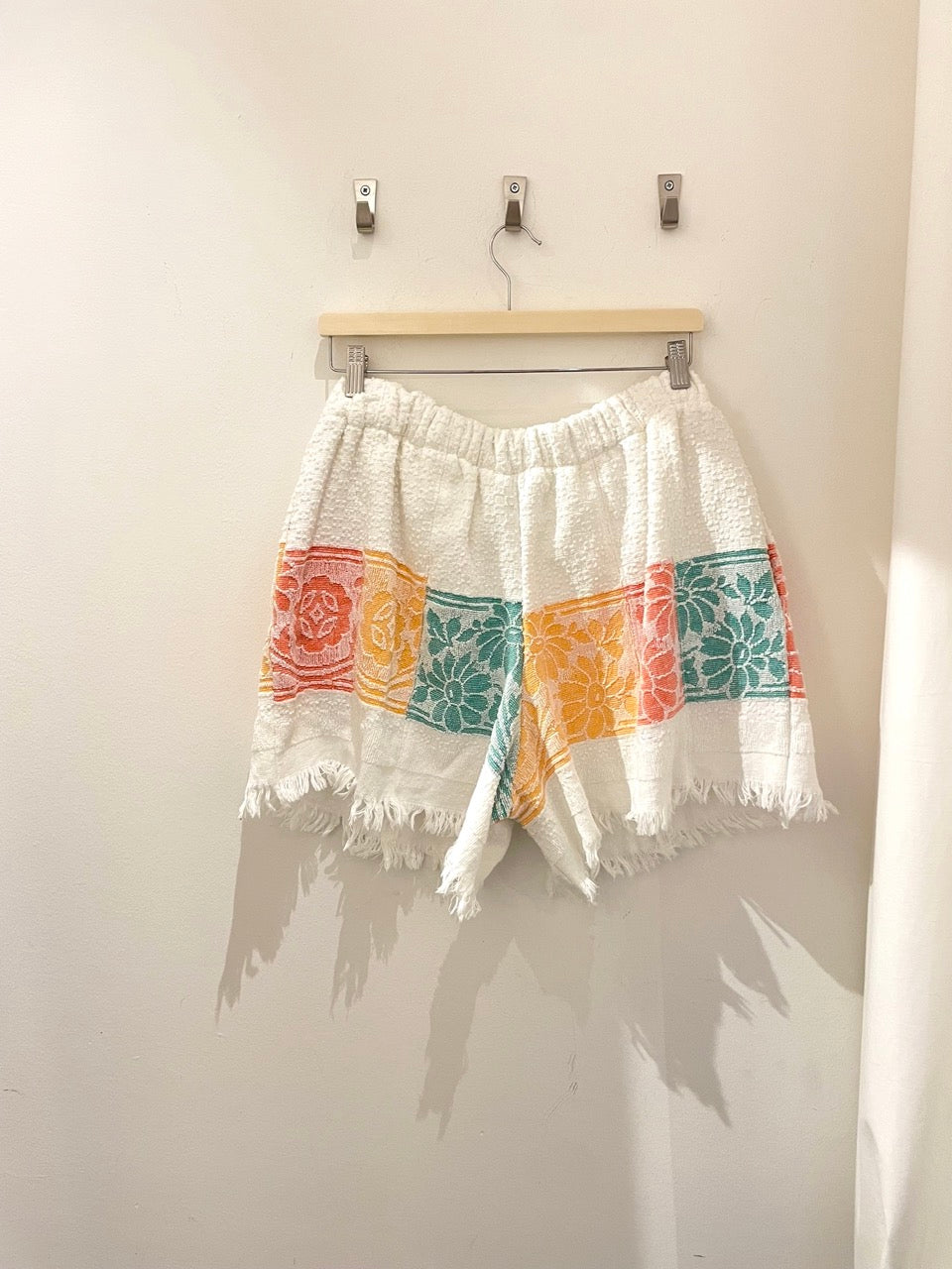 Frottee Shorts white pastell / XL