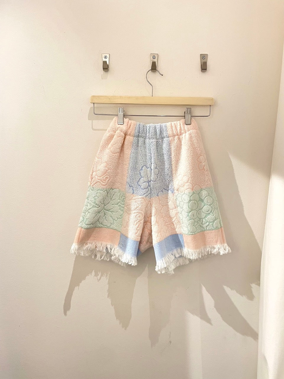 Frottee Shorts rainbow pastell / XXS/XS