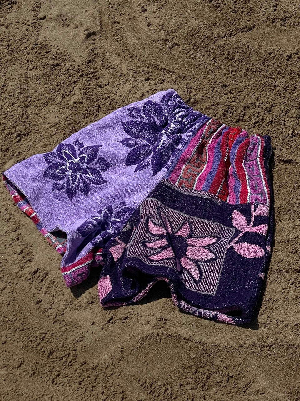 Frottee Shorts violett dream / XS/S