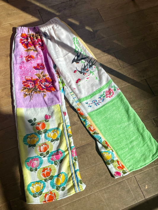 Frottee Pants asian nature / S long