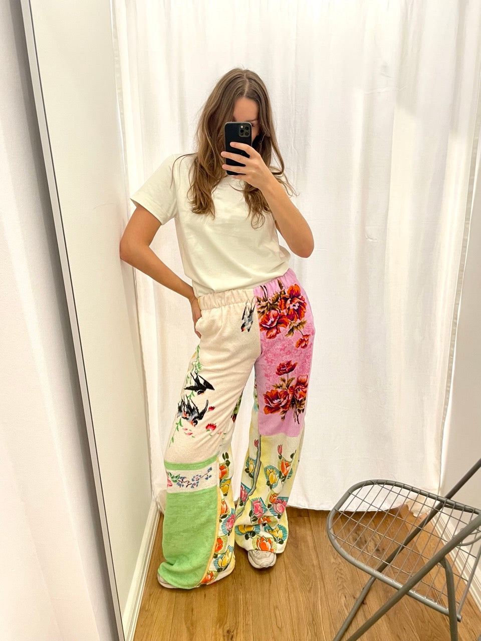 Frottee Pants asian nature / S long