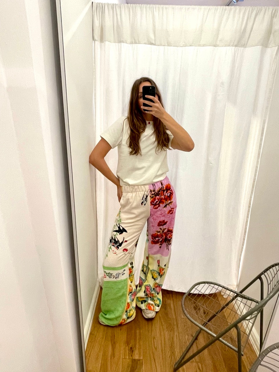 Frottee Pants asian nature / S long