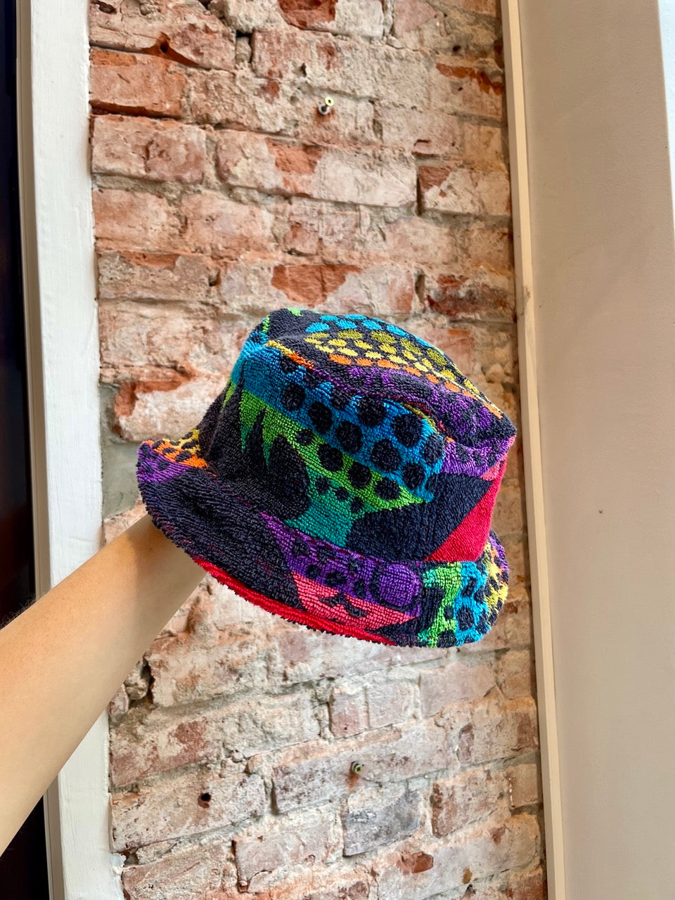 Reversible Bucket Hat old school fish / XL Men